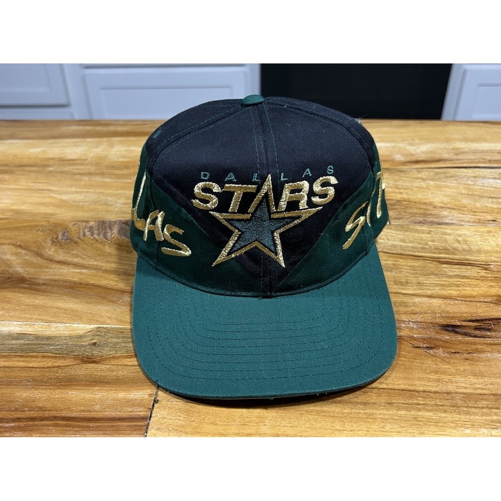 Vintage Dallas Stars NHL Hockey Logo Baseball Hat Cap Graffiti Spellout